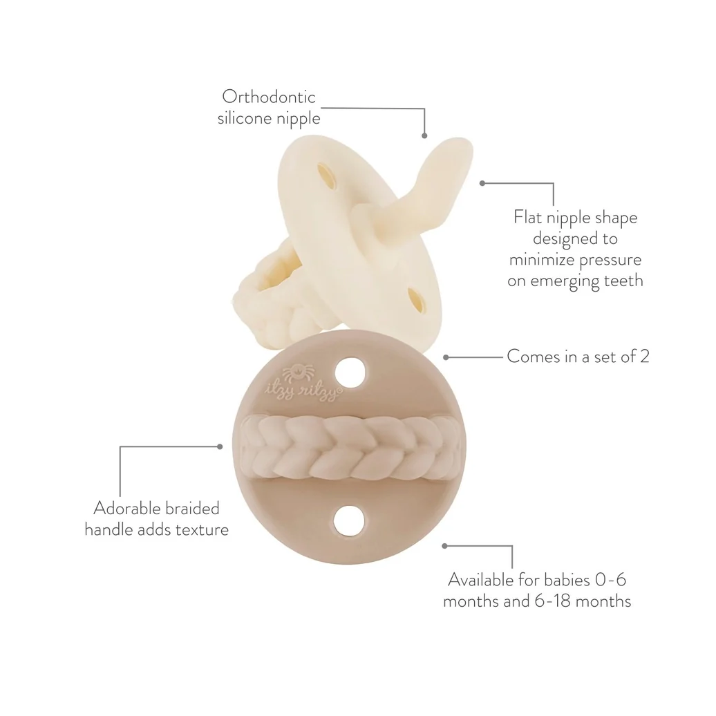 Pink Sweetie Orthodontic Pacifier Set - Image 5