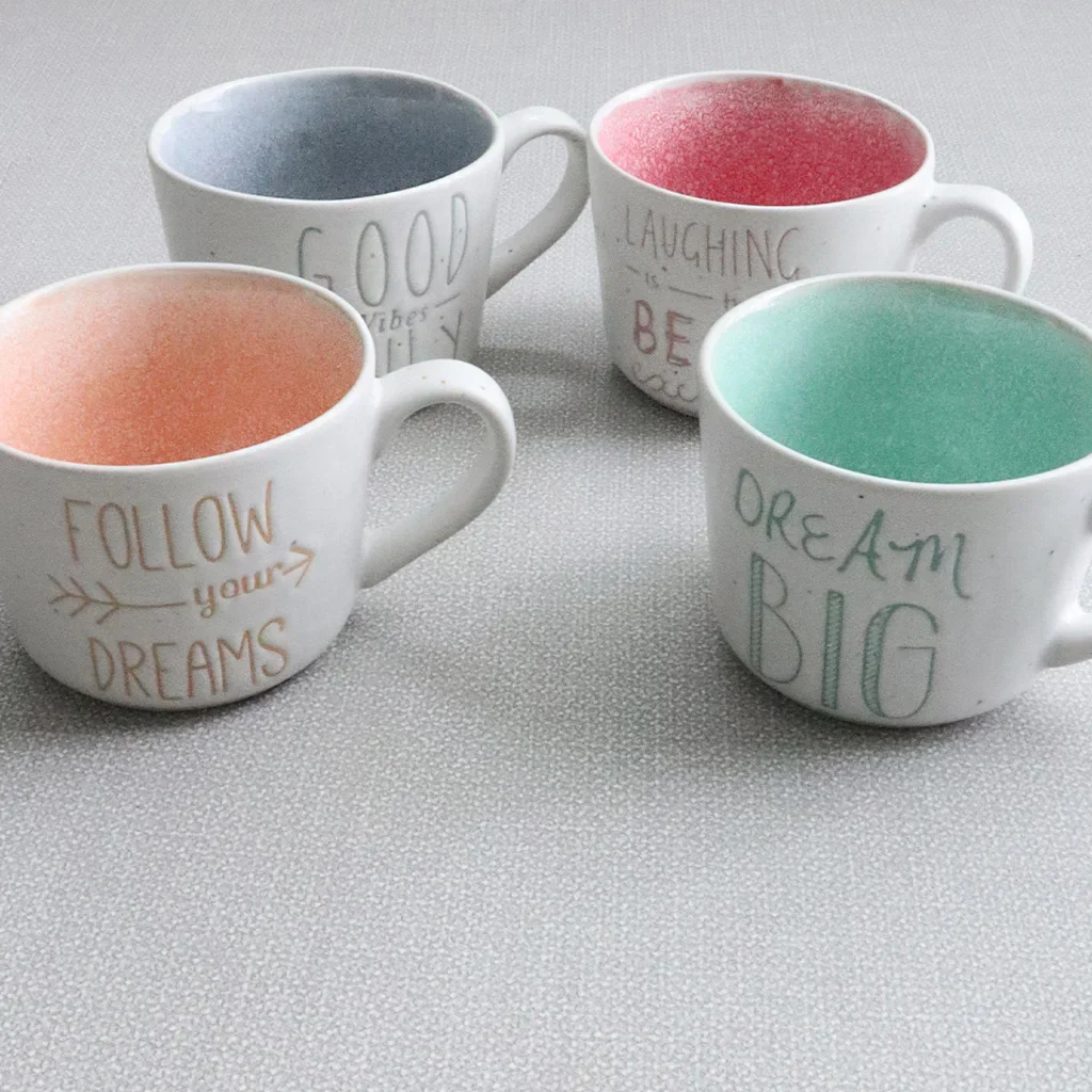Positivity Ceramic Reactive Mug - Assorted - Image 2