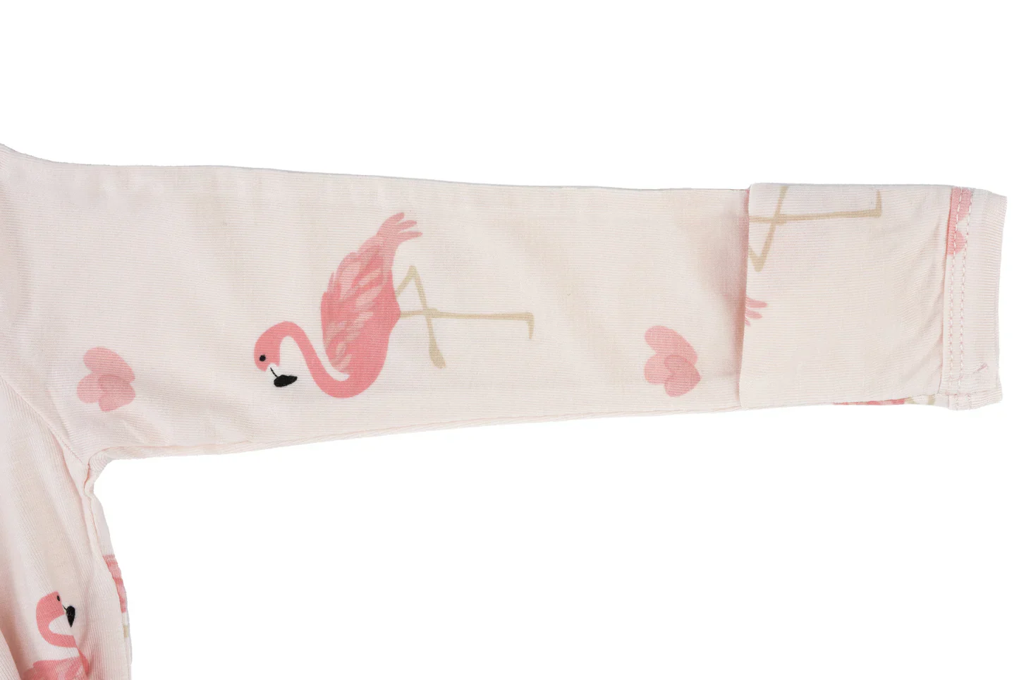 Pretty In Pink Bamboo Footed Sleeper - Image 5