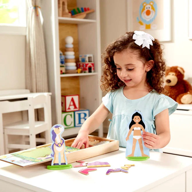 Princess Magnetic Dress-Up Play Set - Image 2