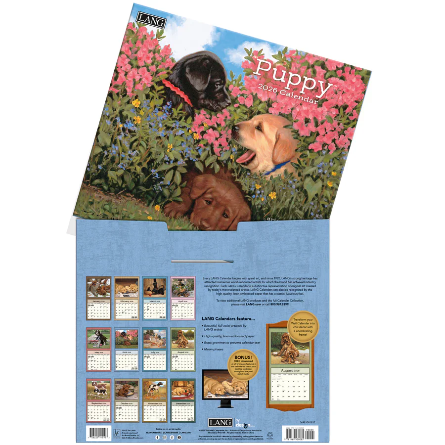 Puppy 2026 Lang Calendar - Image 2
