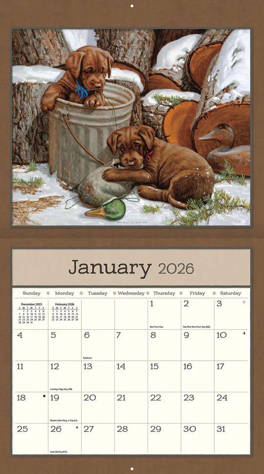 Puppy 2026 Lang Calendar - Image 3