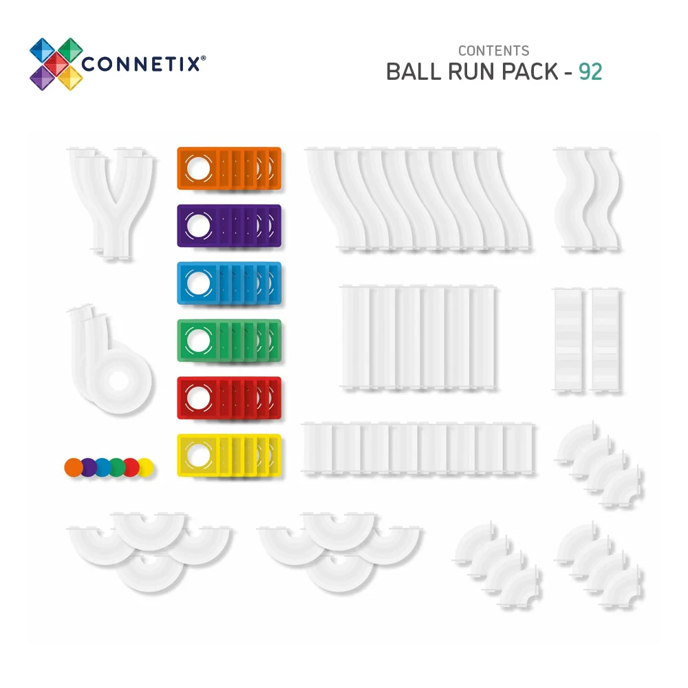 Rainbow Ball Run 92pc. Pack - Image 2