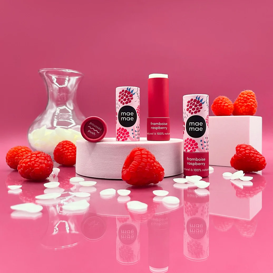Raspberry Natural Lip Balm - Image 2