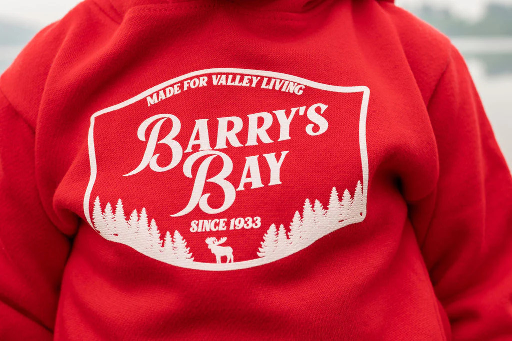 Red - Barry's Bay Patch Kids Hoodie - Image 2
