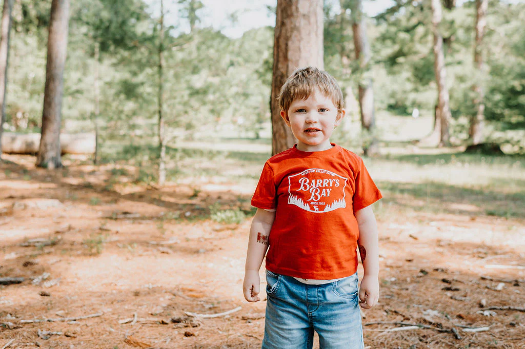 Red - Barry's Bay Patch Kids Tee - Image 2