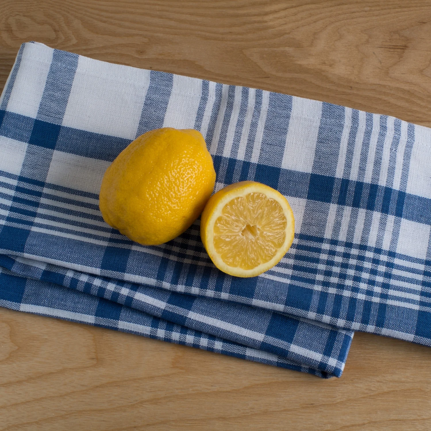 Royal Blue Jumbo Dishtowels - Set of 3 - Image 2