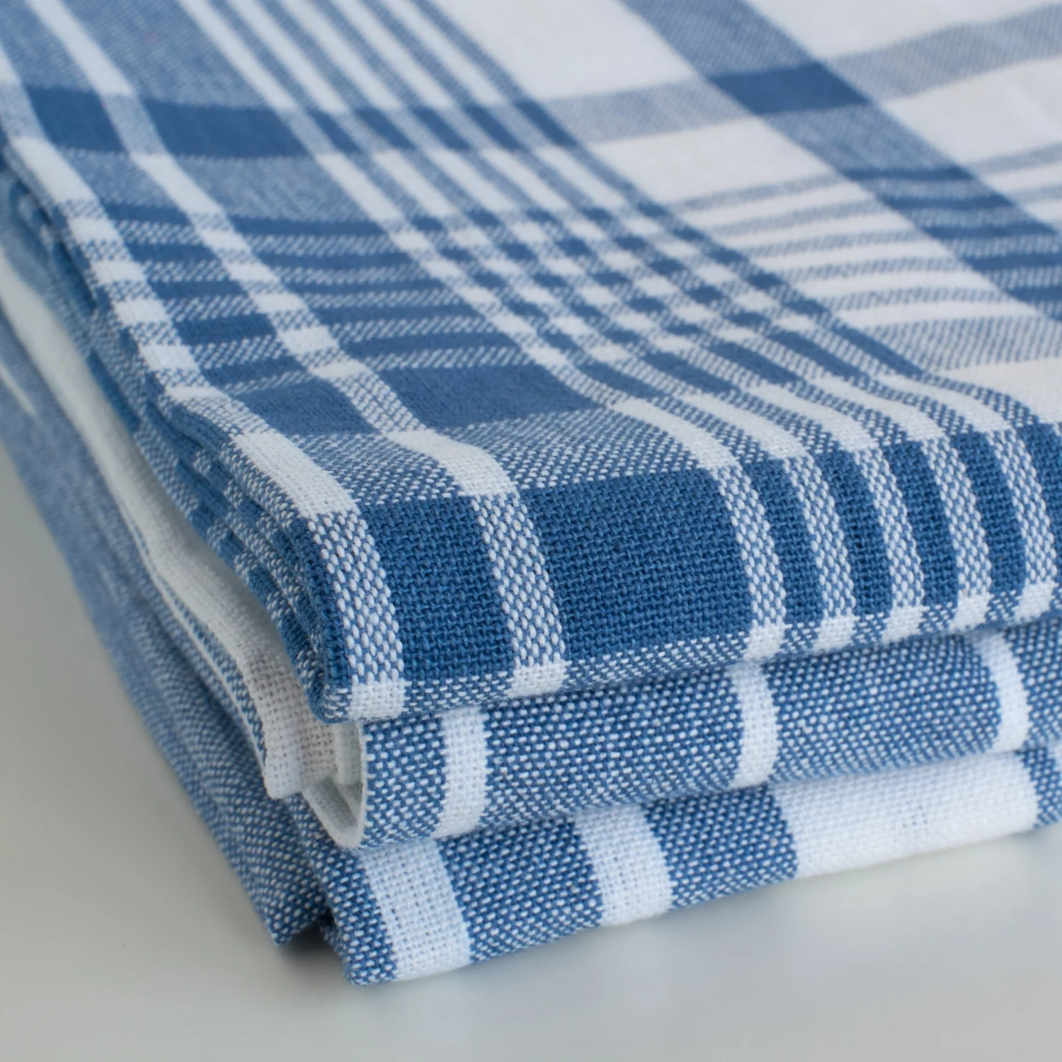 Royal Blue Jumbo Dishtowels - Set of 3 - Image 3