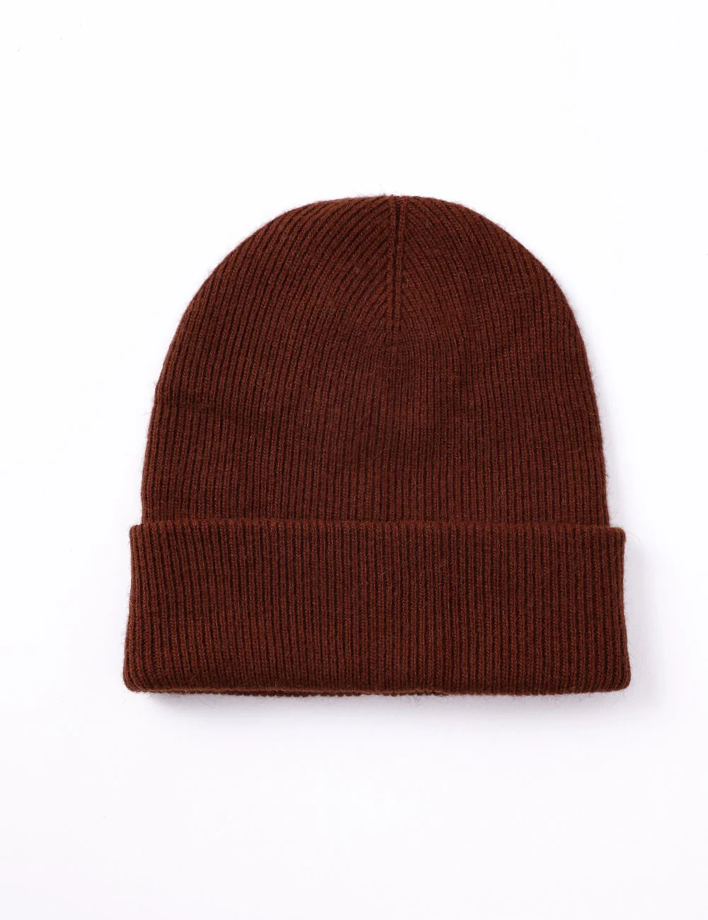 Rustic Angora Ribbed Beanie - Image 2