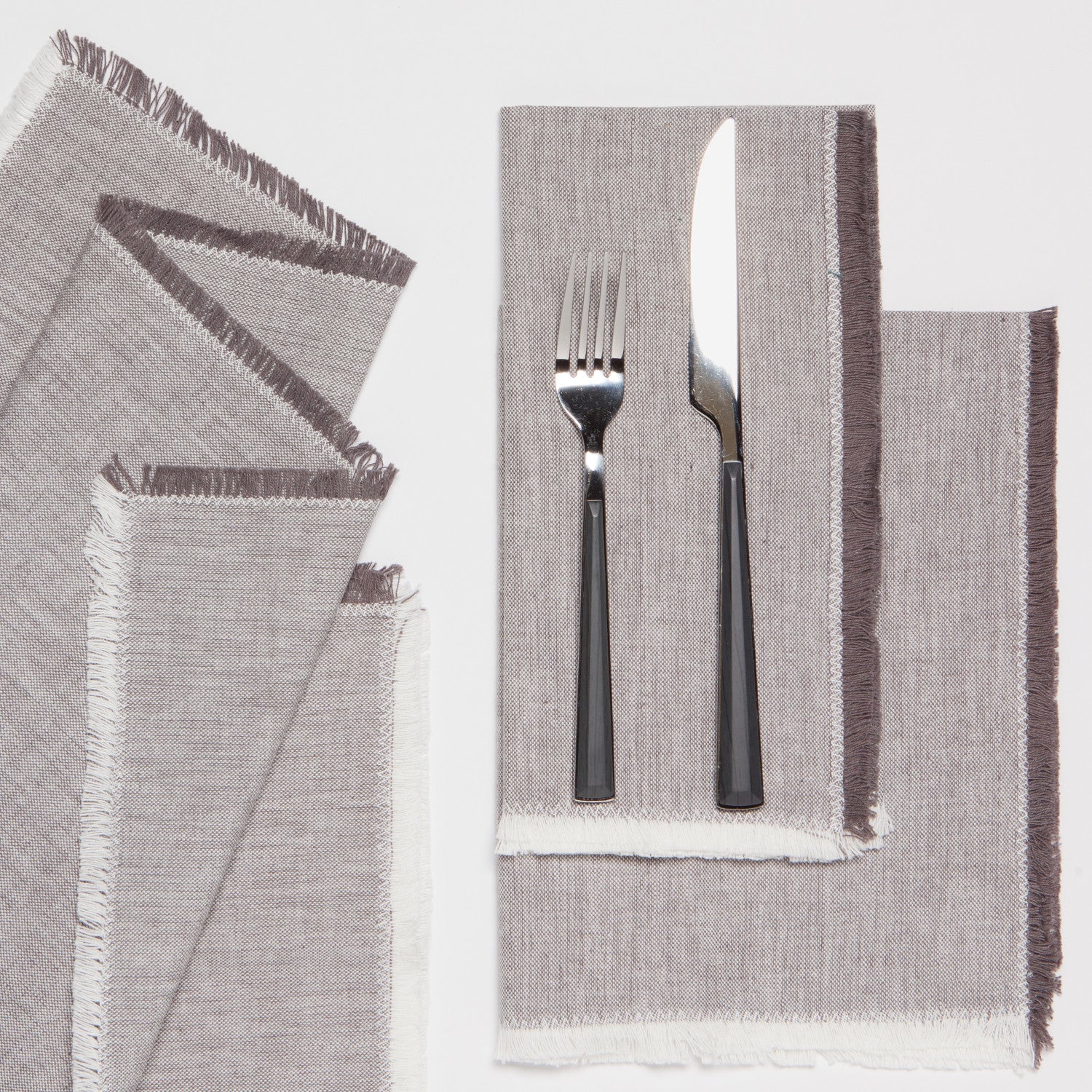 Shadow Chambray Napkins - Set of 4 - Image 3
