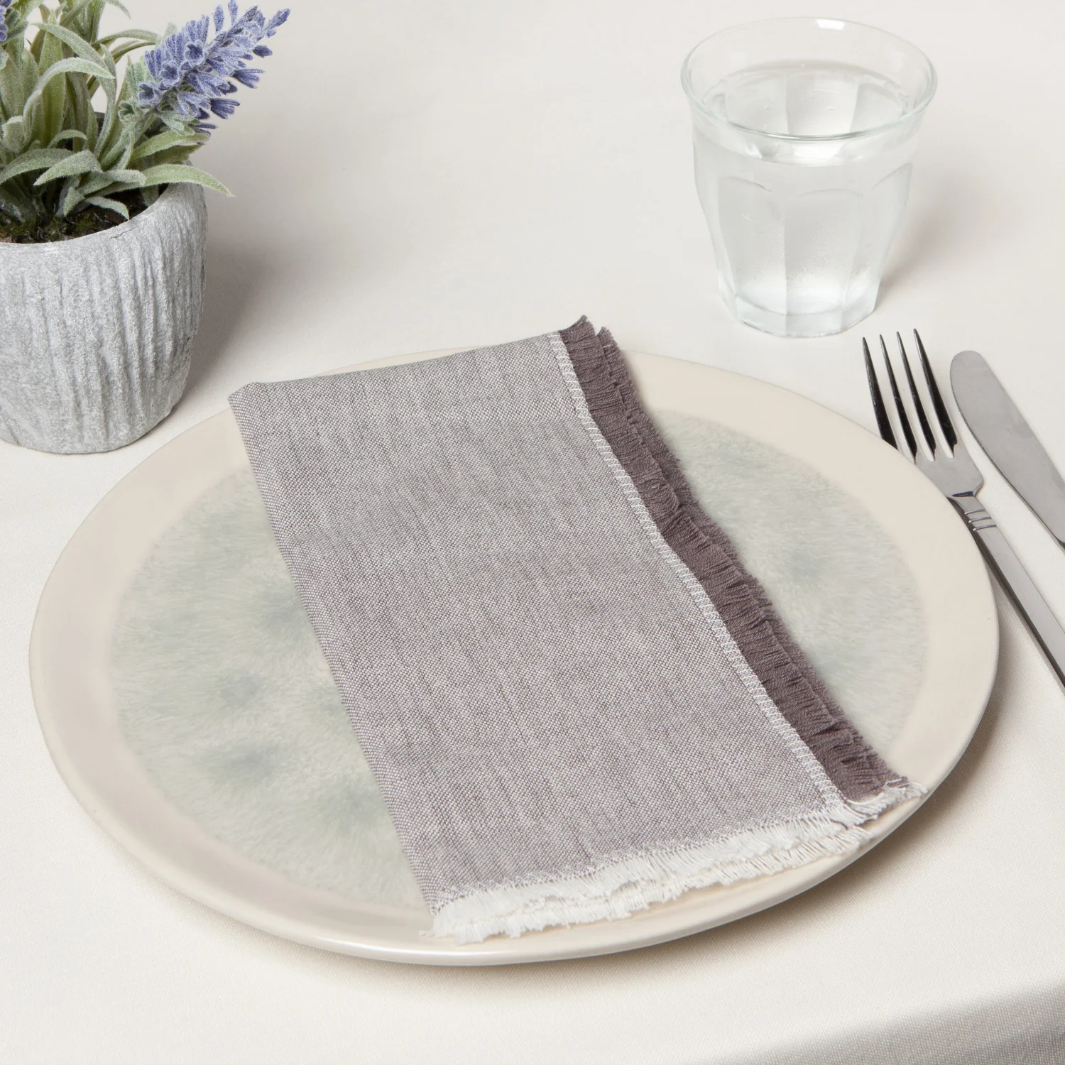 Shadow Chambray Napkins - Set of 4 - Image 4