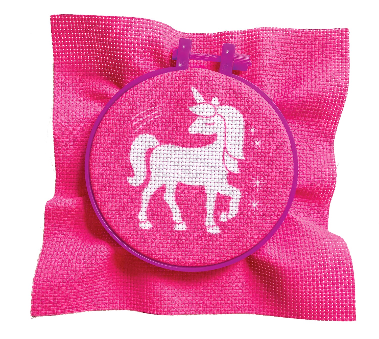 Shimmer 'N Sparkle Unicorn Embroidery Kit - Image 4