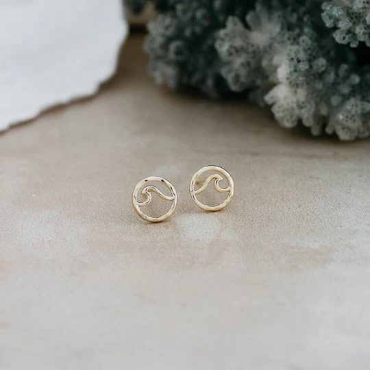 Shore Studs - Gold - Image 3