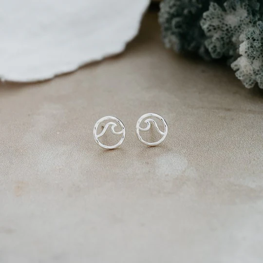 Shore Studs - Silver - Image 3