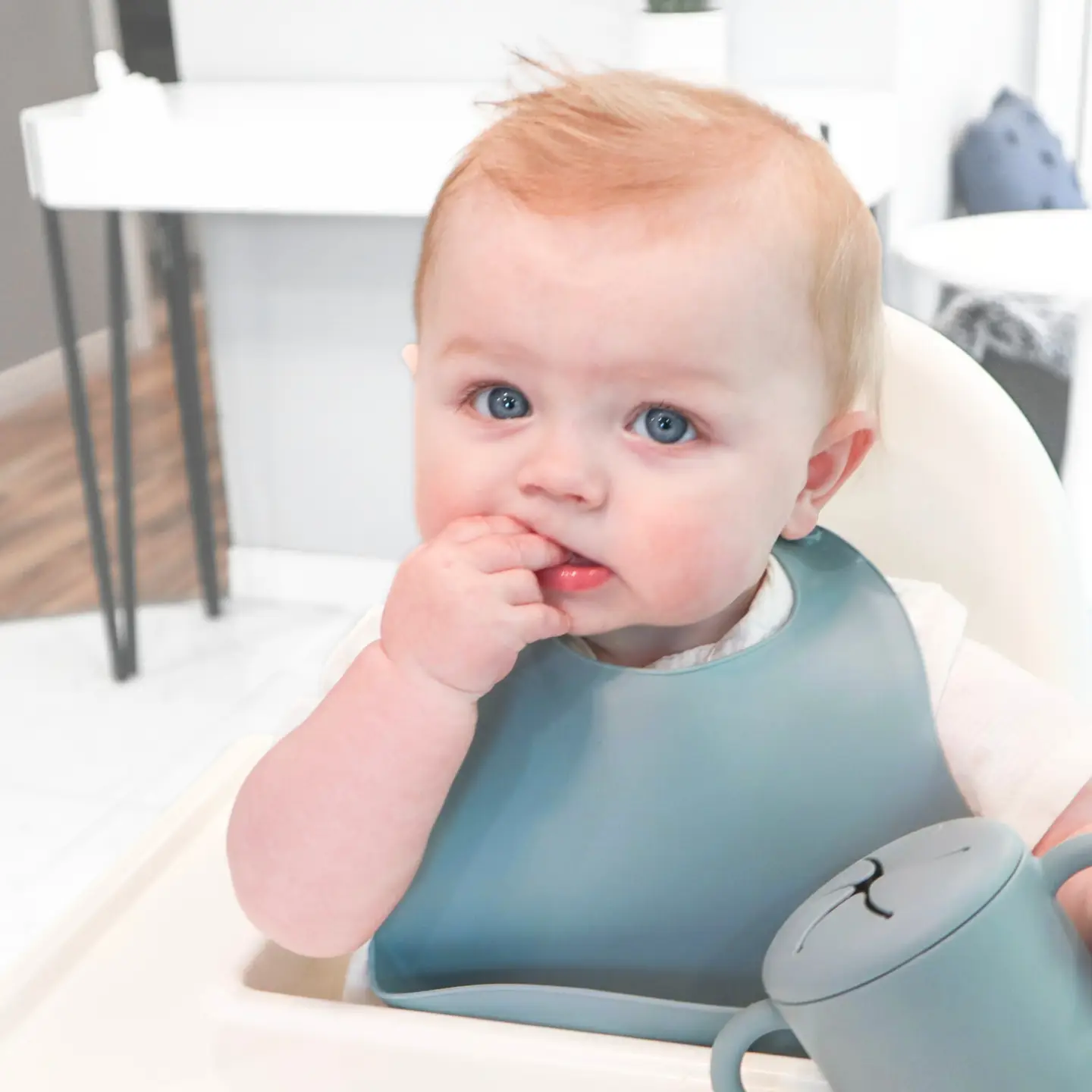 Silicone Bib - Sage - Image 2