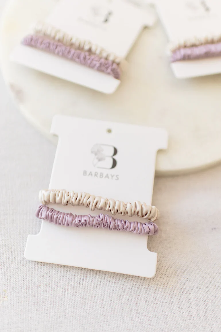 Silk Hair Ties - Double Packs - Assorted - Image 2