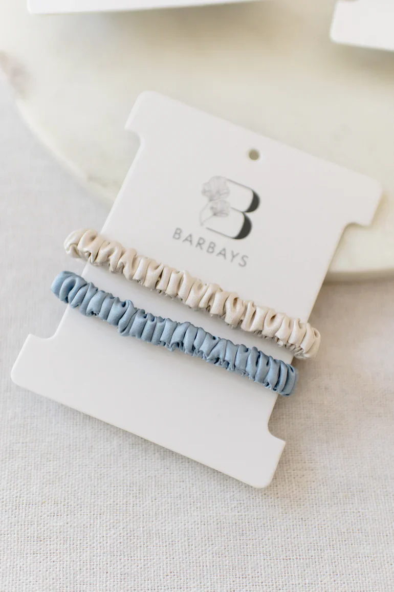 Silk Hair Ties - Double Packs - Assorted - Image 3