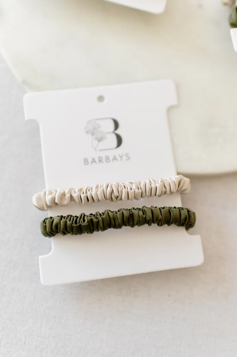 Silk Hair Ties - Double Packs - Assorted - Image 4