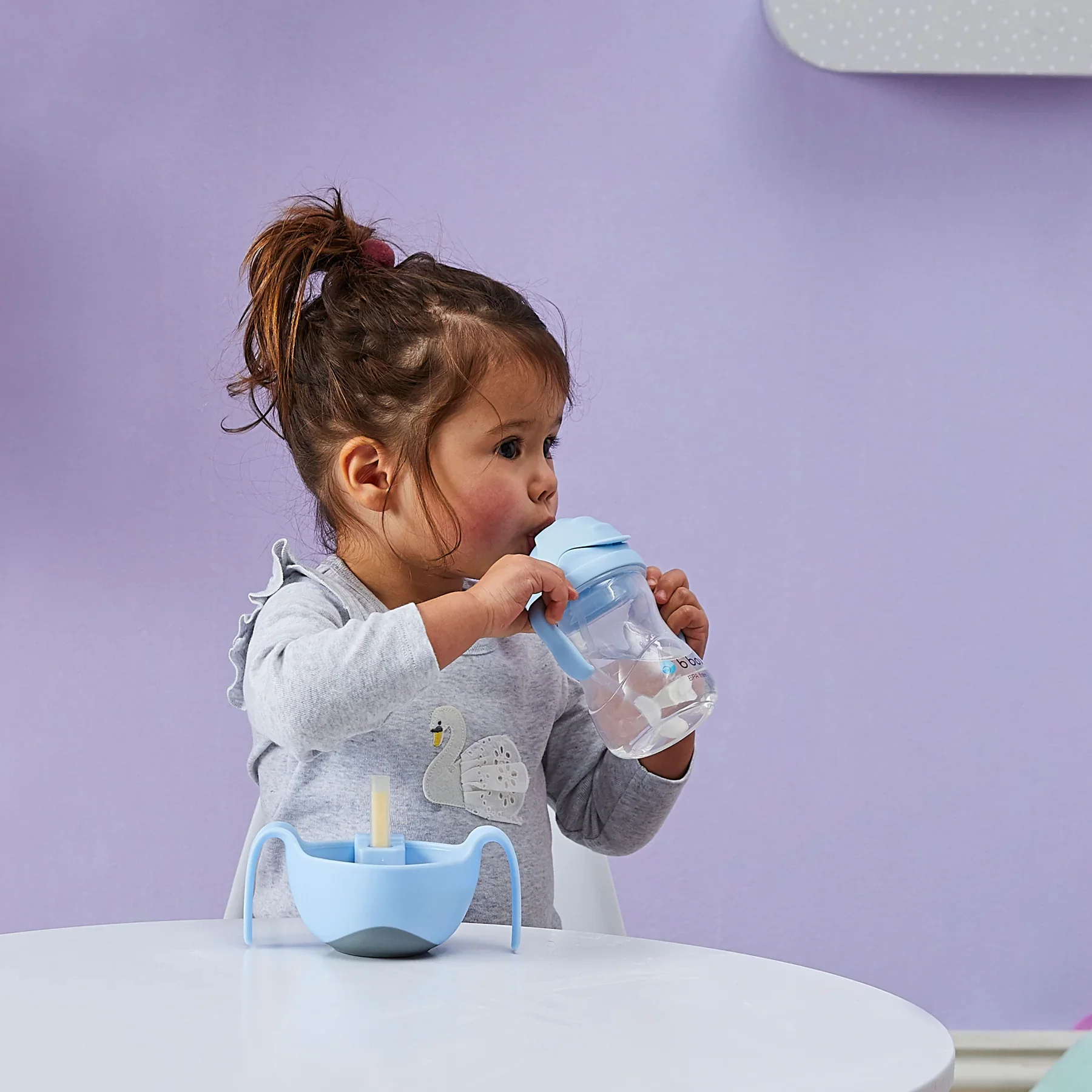 Sippy Straw Cup 240ml - Bubblegum - Image 4