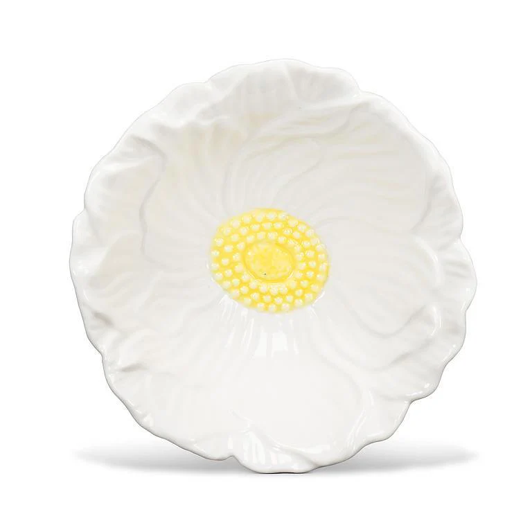 Small White Flower Dish - Image 2