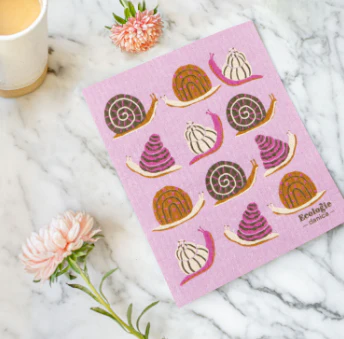 Snails Swedish Dishcloth - Image 2