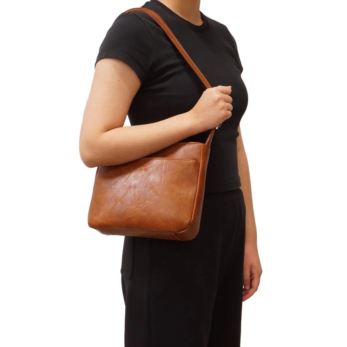Solana Crossbody - Camel - Image 5