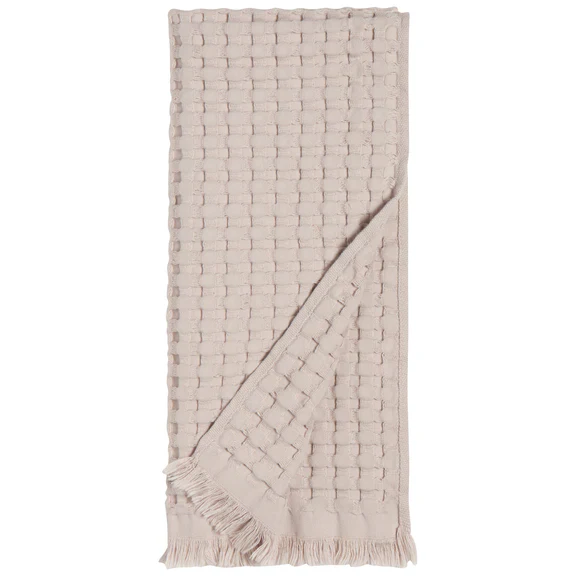 Stone Organic Cotton Waffle Hand Towel - Image 2