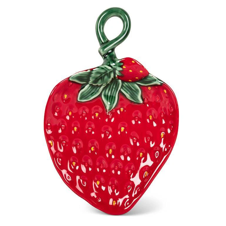 Strawberry & Leaf Small Plate - Image 2