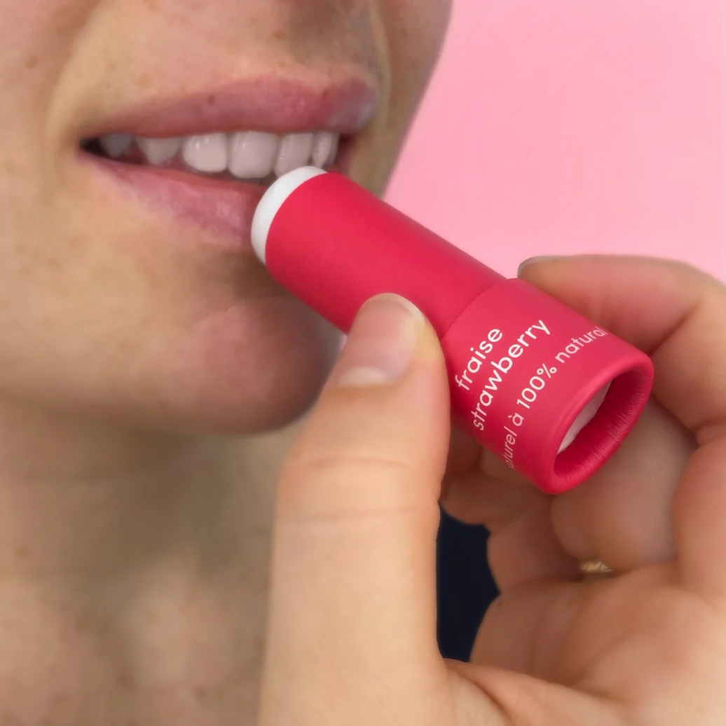 Strawberry Natural Lip Balm - Image 3