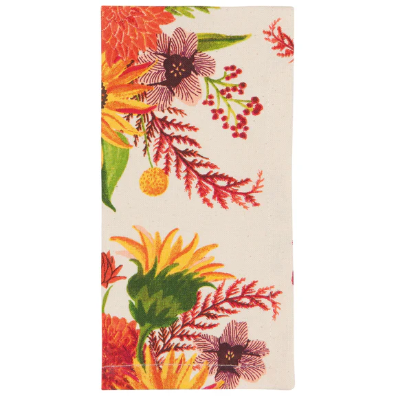 Sunflower Splendor Printed Cloth Napkins - Set of 4 - Image 2