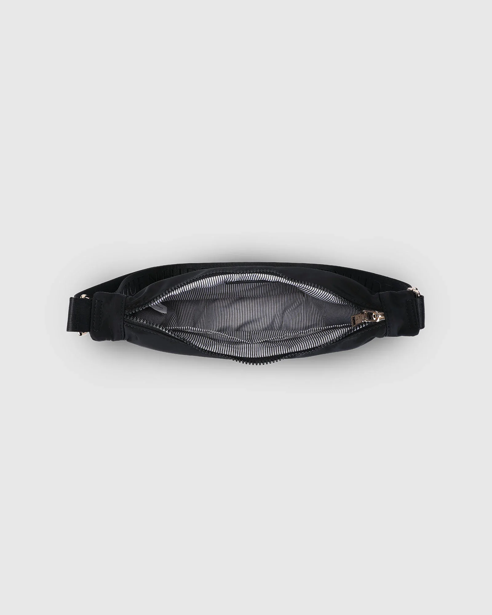 Sylvia Nylon Crossbody Bag - Black - Image 2
