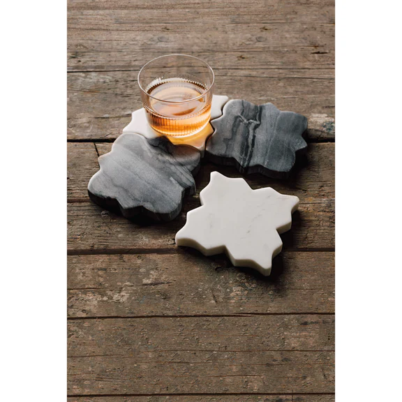 Tesselate Marble Coasters - Set of 4 - Image 4