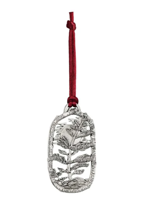 Tree Pewter Ornament