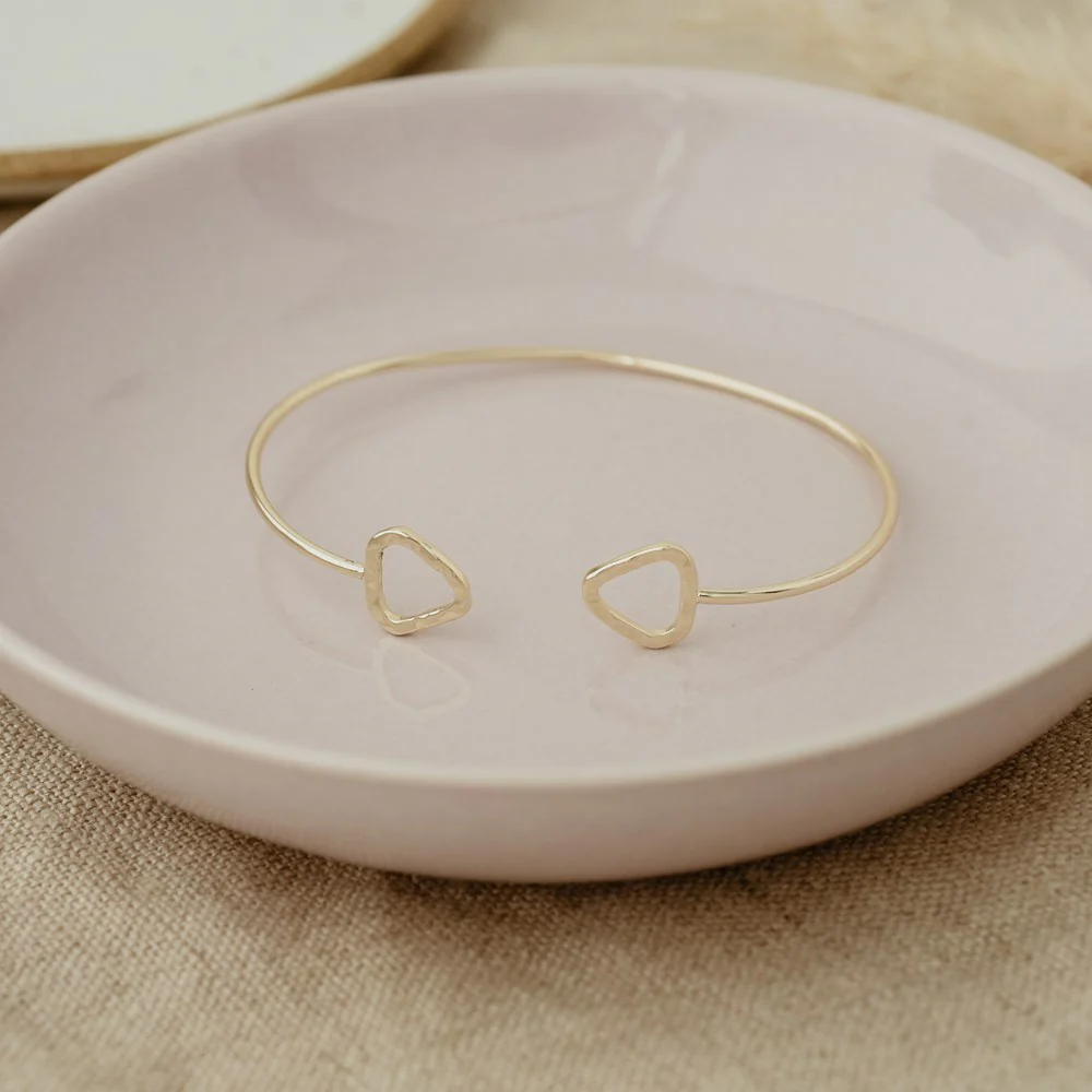 Triangle GeoChic Cuff - Gold - Image 2