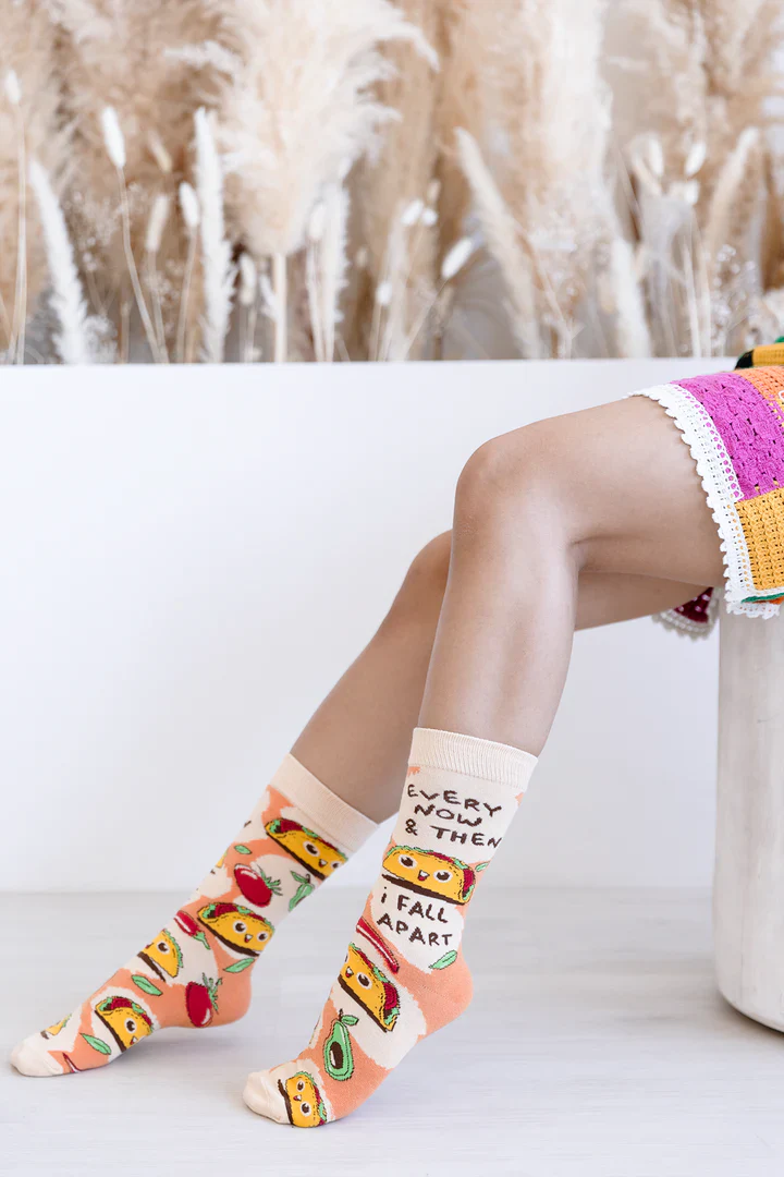Tumbling Tacos Socks - For Her - Image 2