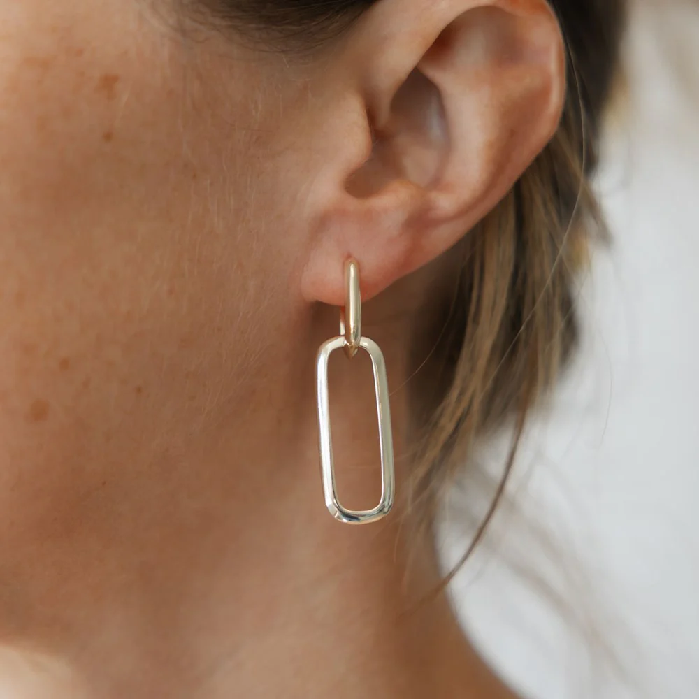 Twofold Earrings - Gold/Short - Image 2