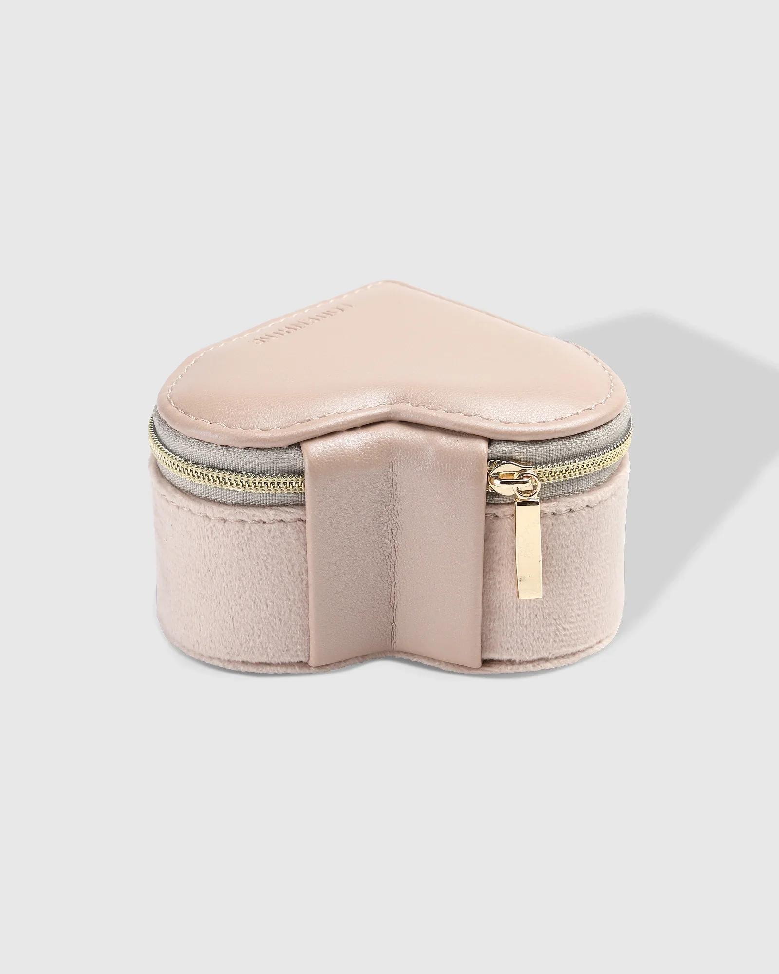Valerie Velvet Jewelry Heart Box - Malt FINAL SALE - Image 3