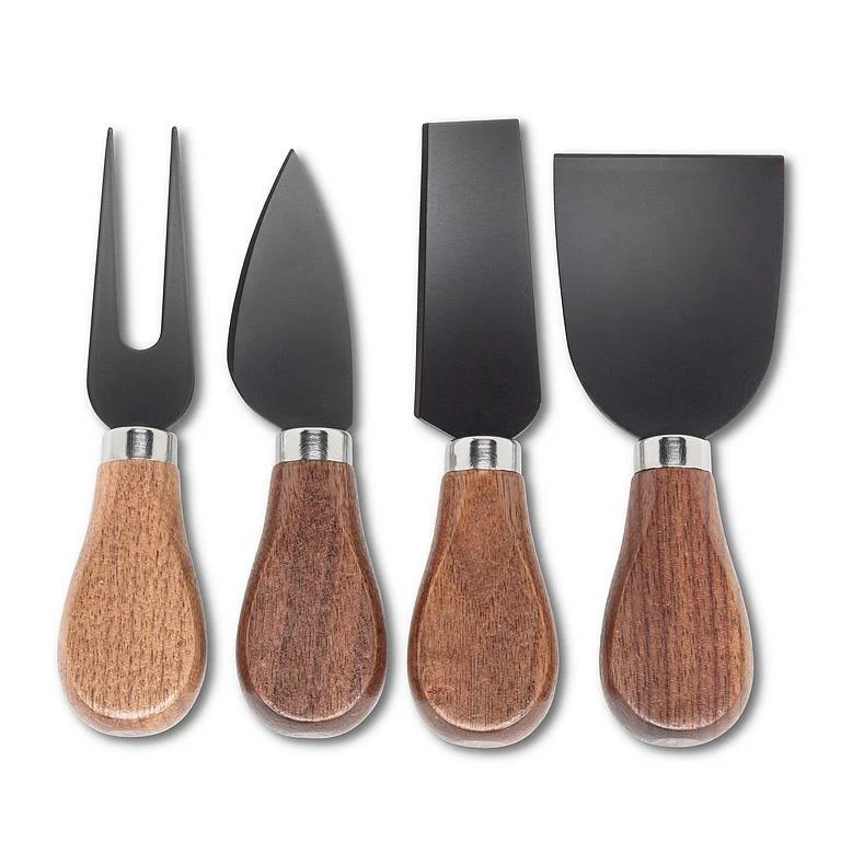 Walnut Handled Cheese Knives - Set of 4 - Image 2