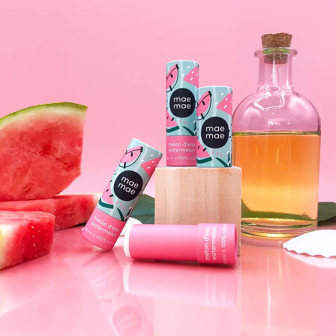 Watermelon Natural Lip Balm - Image 2