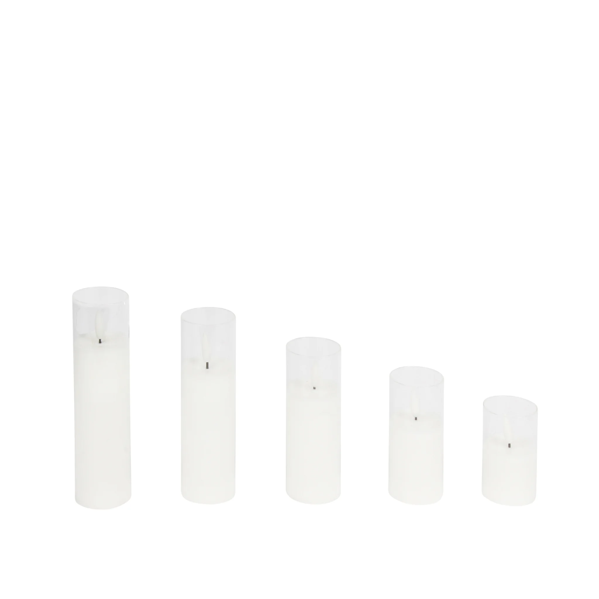 White Slim LED Candle - Assorted - Image 3