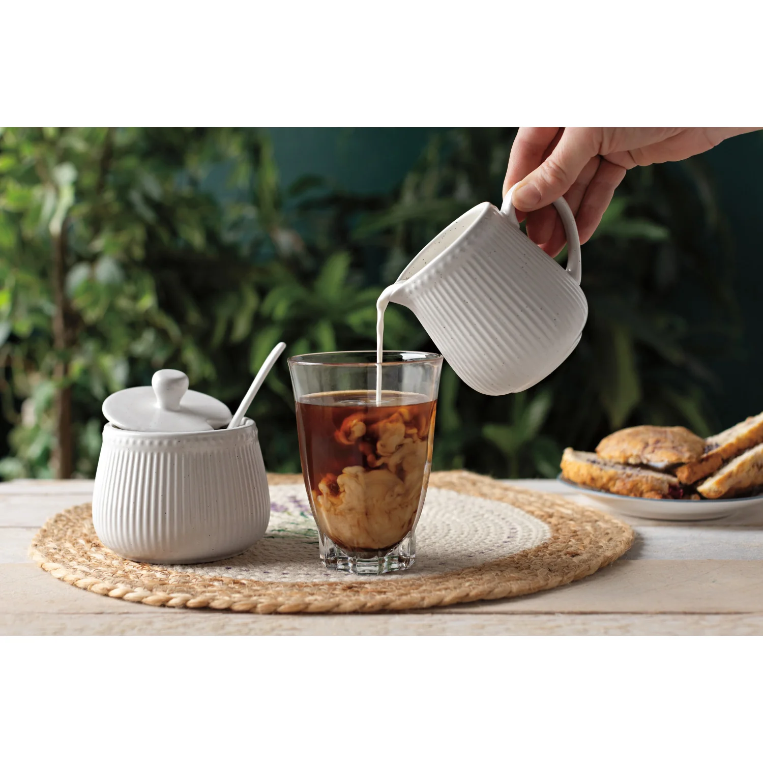 White Speckled Creamer - Image 2
