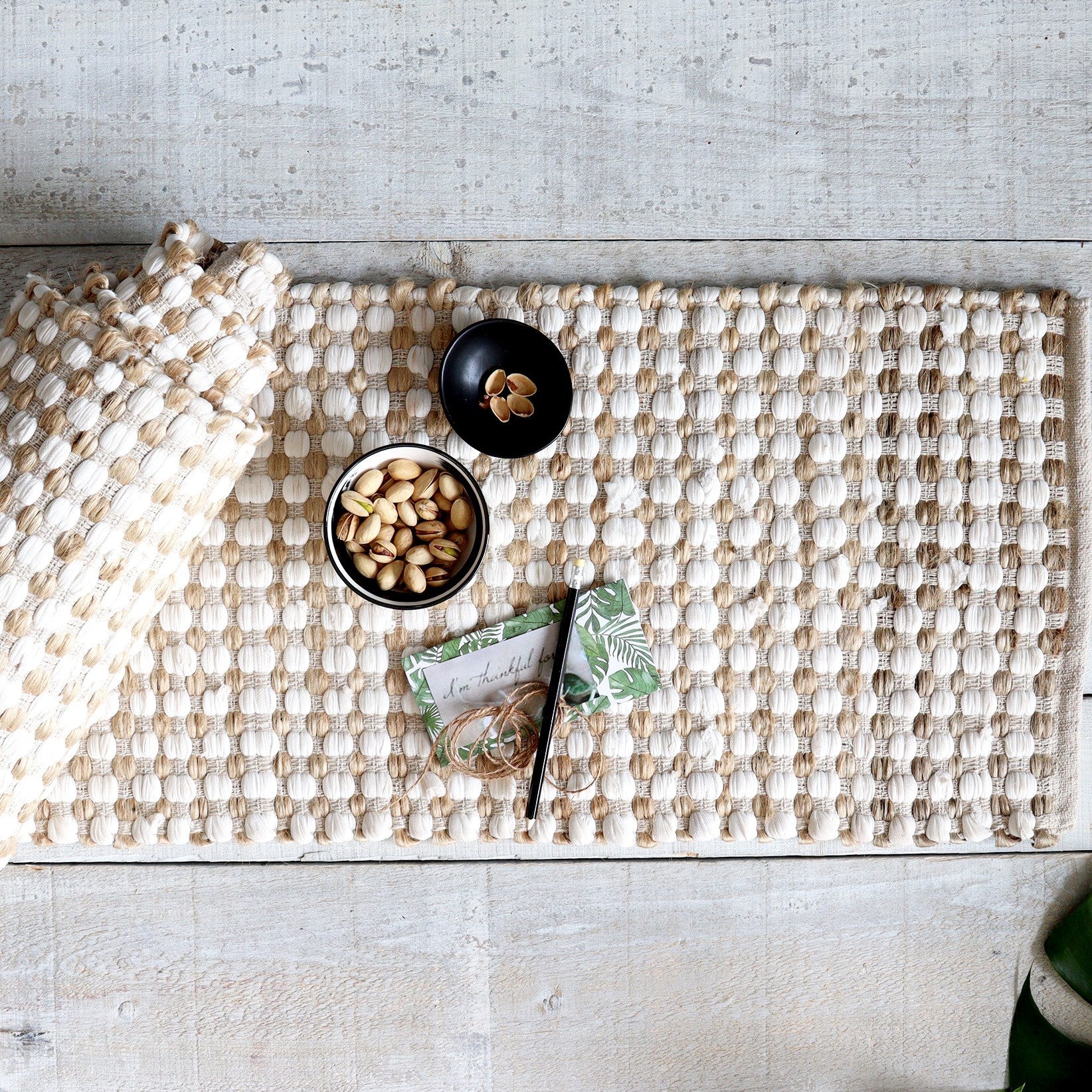 White Walker Natural Table Runner - Image 2