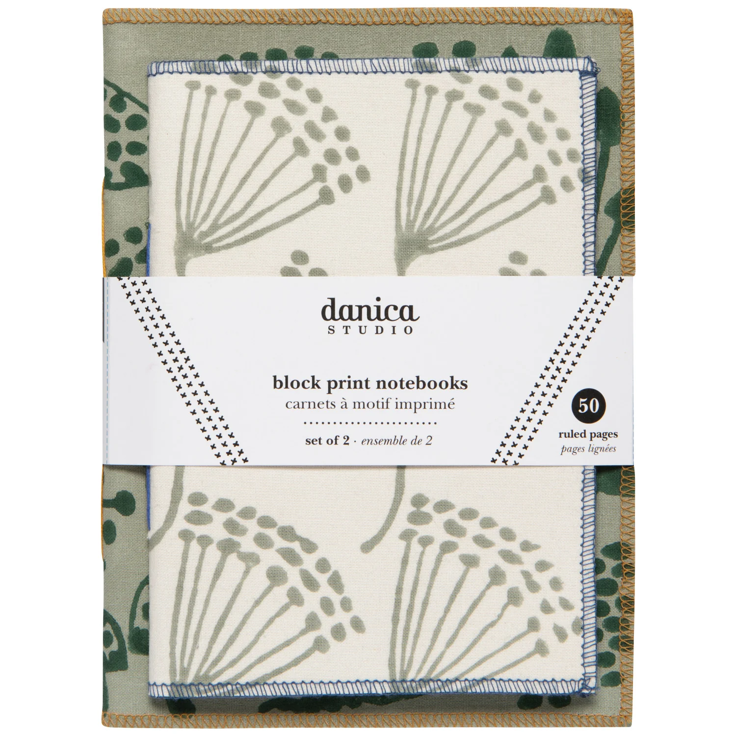 Wildgrove Block Print Notebooks - Set of 2 - Image 7