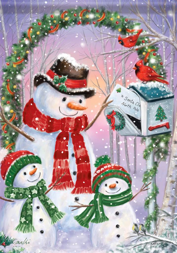 Winter/Christmas Garden Flag - Image 36