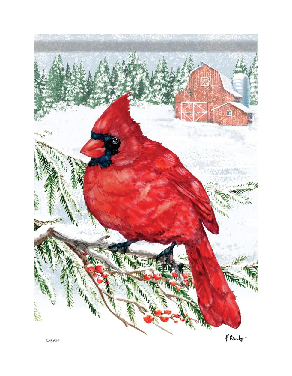 Winter/Christmas Garden Flag - Image 46