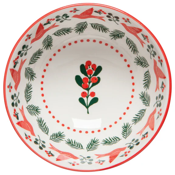 Winterberry Stamped Bowl 4 Inch - Image 2