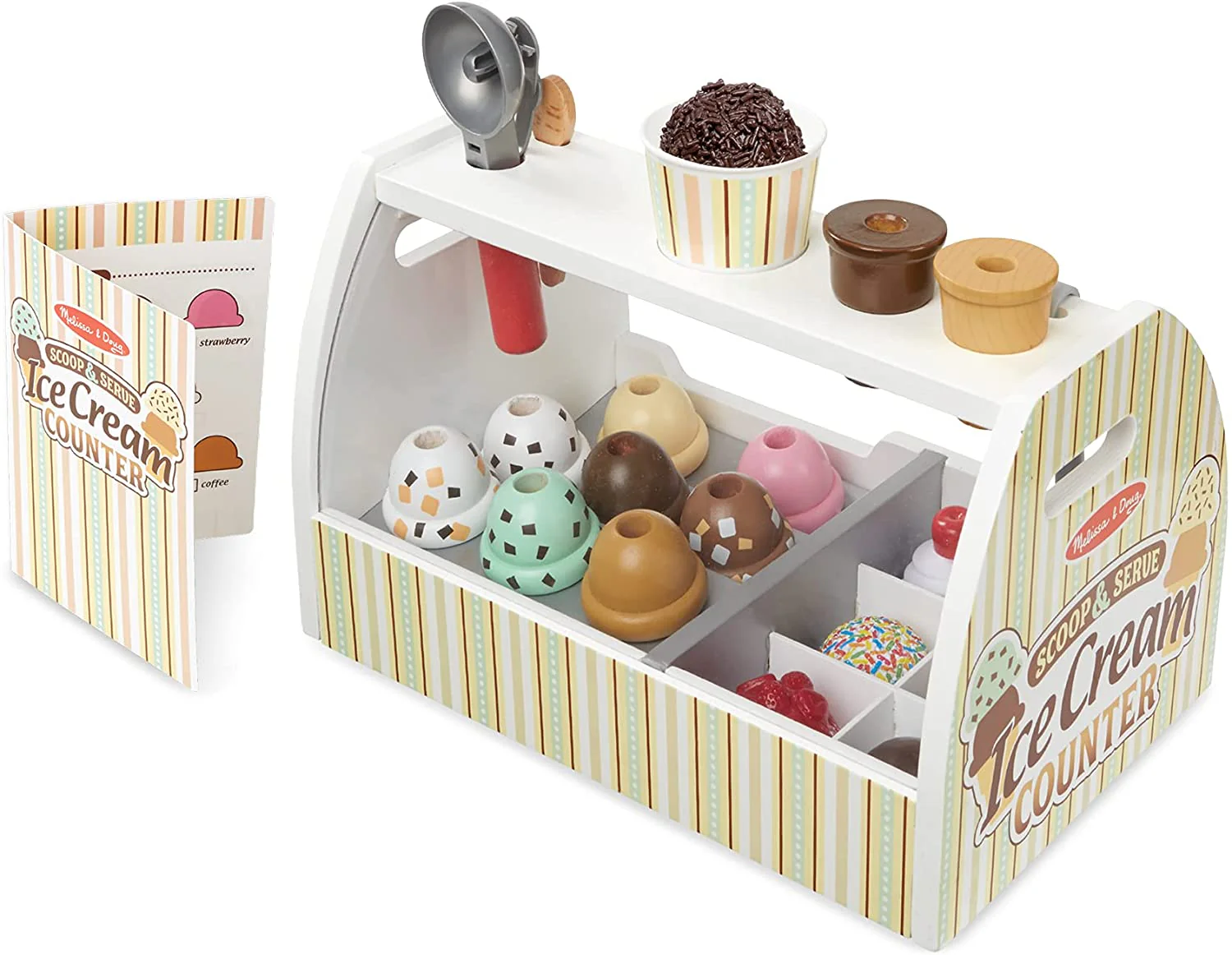 Wooden Ice Cream Counter