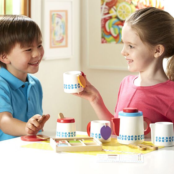 Wooden Steep & Serve Tea Set - Image 2