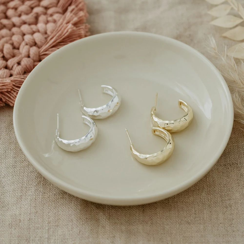 Xena Hoops - Silver - Image 2