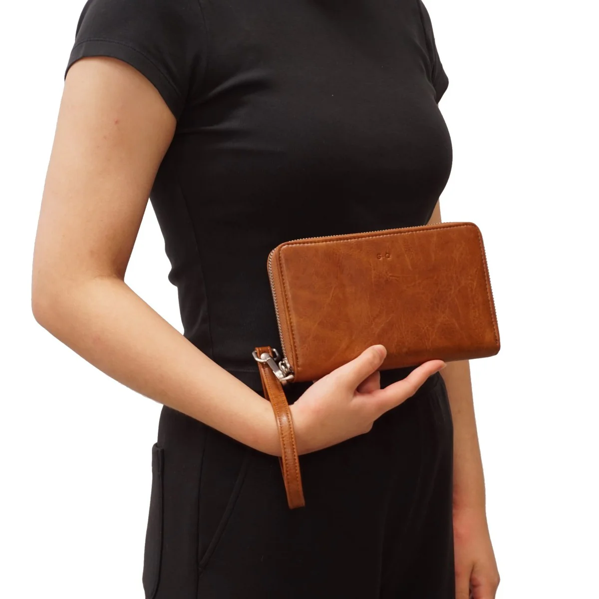 Zibby Passport Holder - Black - Image 4